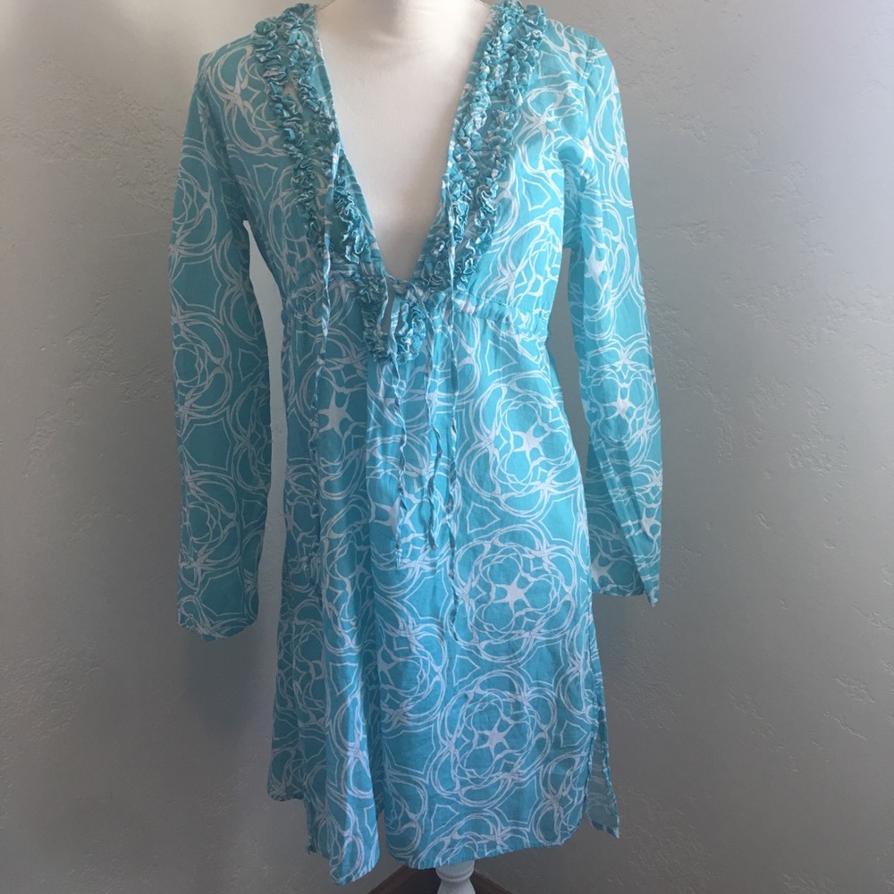 Mudpie | Beautiful Blue Swimsuit Coverup (M)